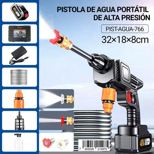 Pistola de agua a Presion con Bateria