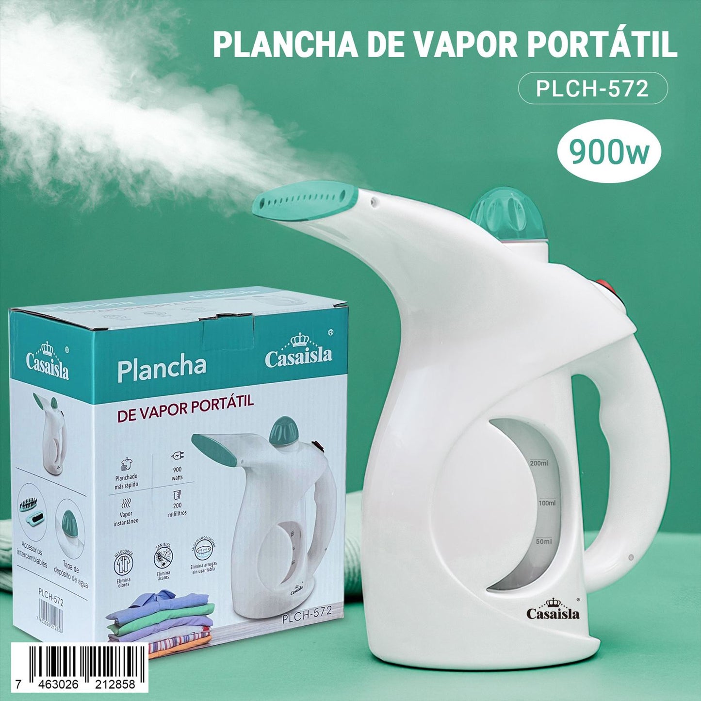 Plancha a Vapor Portatil